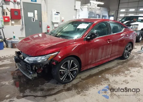 2021 Nissan Sentra Sr Xtronic Cvt z USA, uszkodzony, nr VIN 3N1AB8DV3MY245022